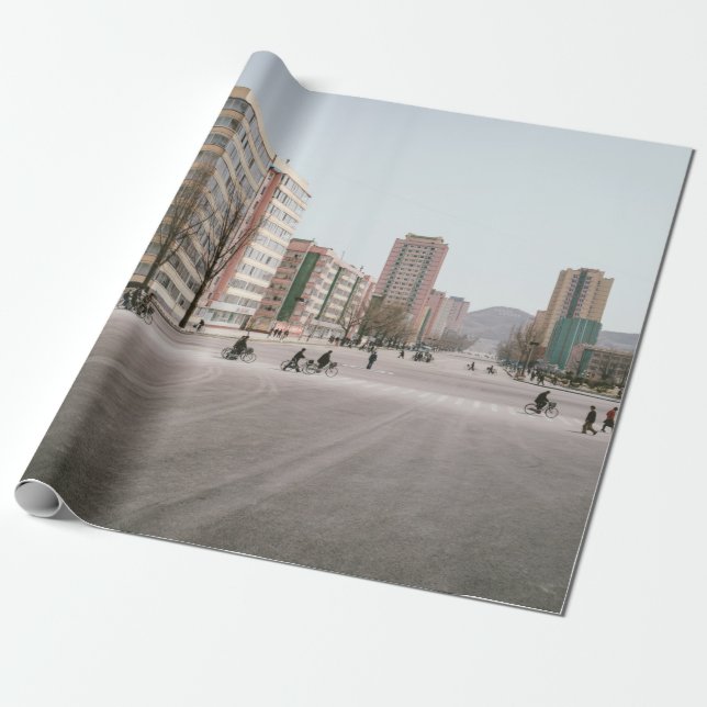 OKÄNDA PERSONER SOM KÖR BICYCLE PRESENTPAPPER (Utrullad)
