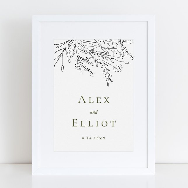 Ökande Bouquet Bröllop Poster (Skapare uppladdad)