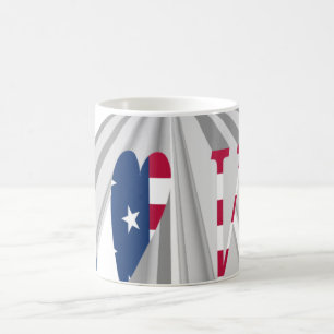 Ökande patriotism: I Kärlek USA: s perspektiv Art Kaffemugg