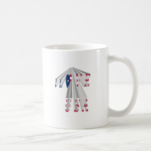 Ökande patriotism: I Kärlek USA: s perspektiv Art Kaffemugg