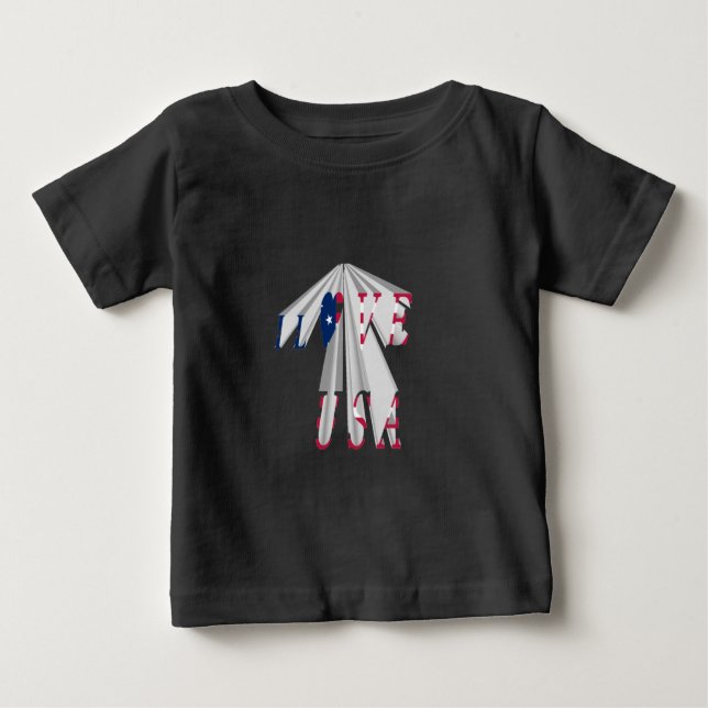 Ökande patriotism: I Kärlek USA: s perspektiv Art T Shirt (Framsida)