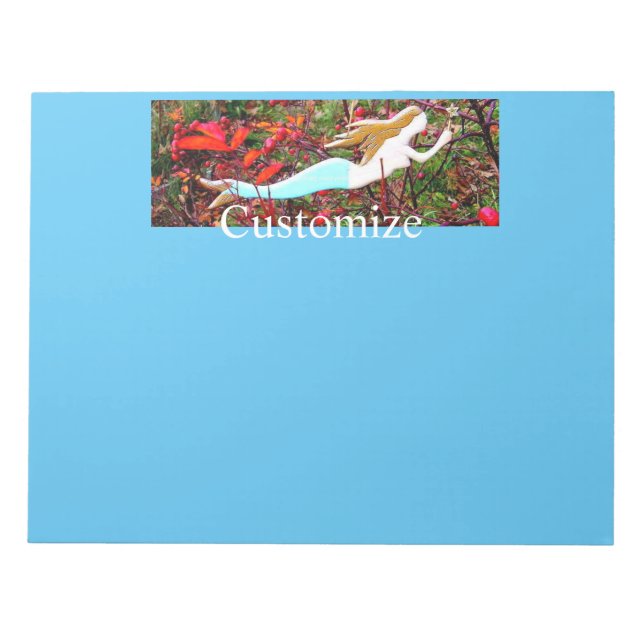 Ökande Sjöjungfru Thunder_Cove Anteckningsblock (Framsida)