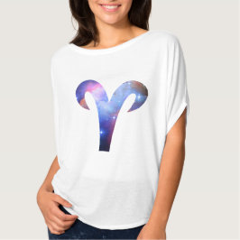 Ökande symbolcirkel överkant t-shirt