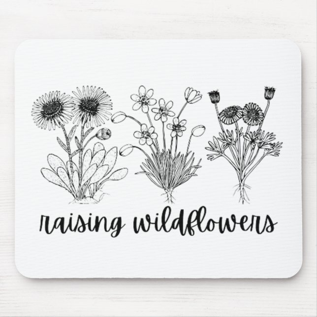 Ökande Vild Flowers Musmatta (Framsidan)