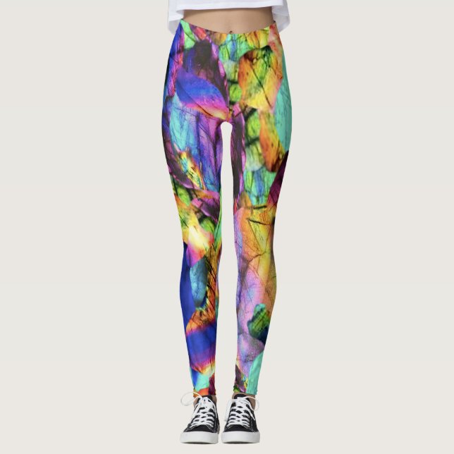Okanderande koraller leggings (Framsida)