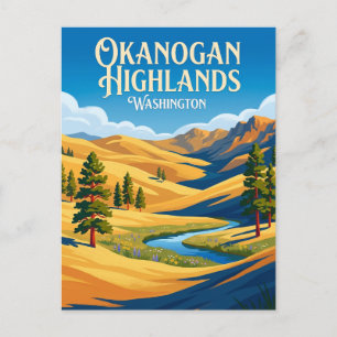 Okanogan Highlands USA Vykort