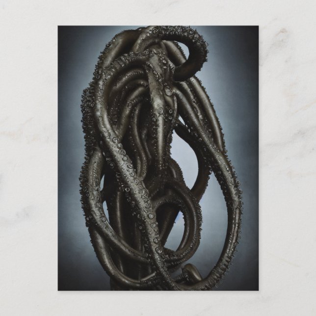 Okänt okänt Octopus Tentacle Creature Vykort (Framsida)