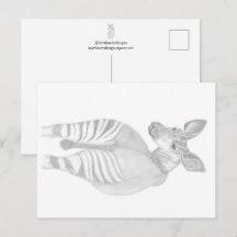 Okapi, afrikanskt vilda djur
