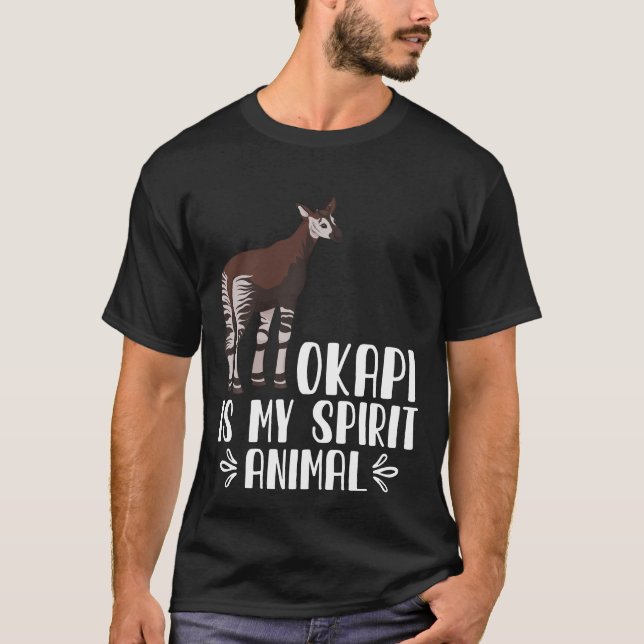Okapi är mitt andrattdjur t shirt (Framsida)