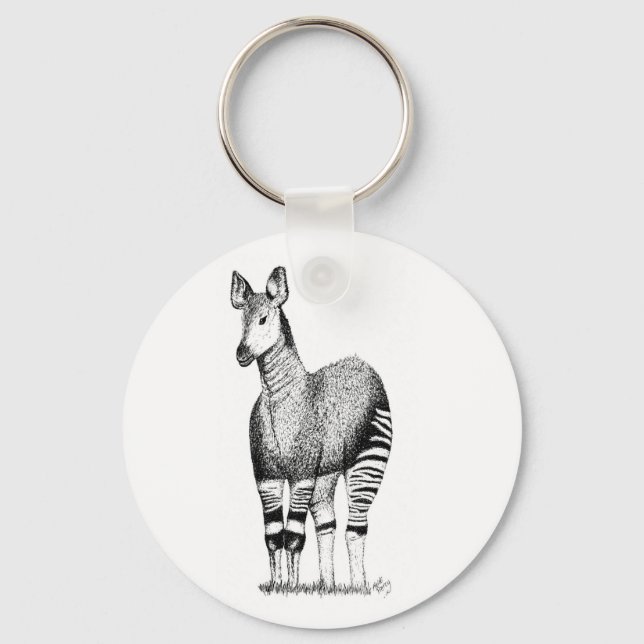 Okapi Art-Nyckelring Nyckelring (Framsida)
