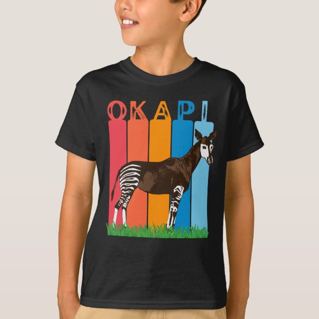 Okapi Fläkt Colorful Pub T-Shirt (Framsida)