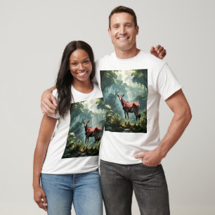 Okapi i regnskogen (Zebra Giraffe) T Shirt