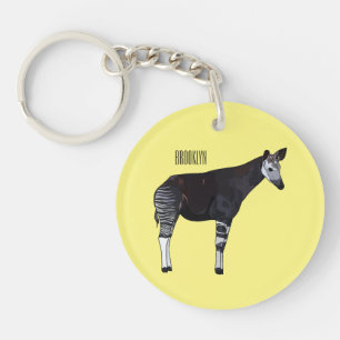 Okapi-illustration av tecknad