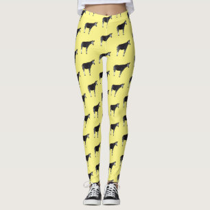 Okapi-illustration av tecknad leggings