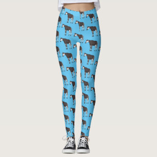 Okapi-illustration av tecknad leggings