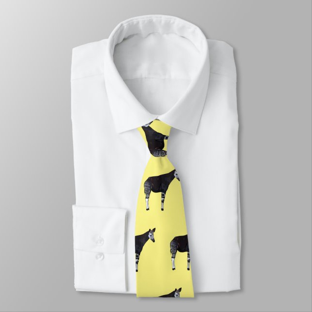 Okapi-illustration av tecknad slips (Bunden)