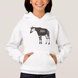Okapi-illustration av tecknad t shirt