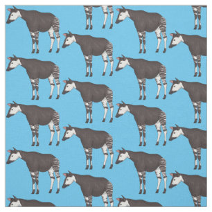 Okapi-illustration av tecknad tyg