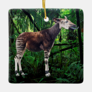 Okapi Julgransprydnad Keramik