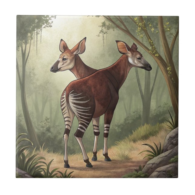Okapi Kakelplatta (Framsidan)