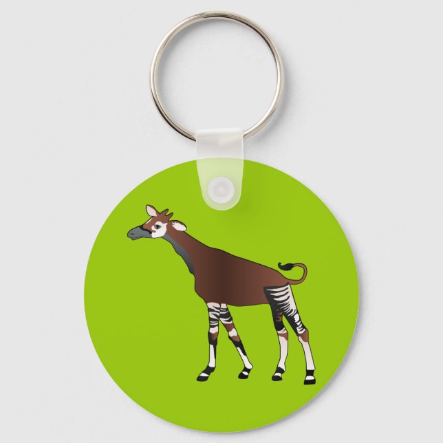 Okapi Keychain Nyckelring (Framsida)