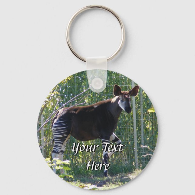 Okapi Keychain Nyckelring (Framsida)