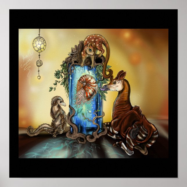 Okapi och Oddlings Poster (Framsidan)