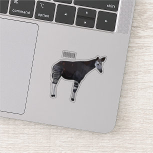 Okapi serieillustration klistermärken