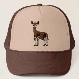 Okapi Tecknad, Majestic Okapi Animal, Okapi Älskar Keps