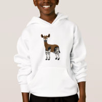 Okapi Tecknad, Majestic Okapi Animal, Okapi Älskar