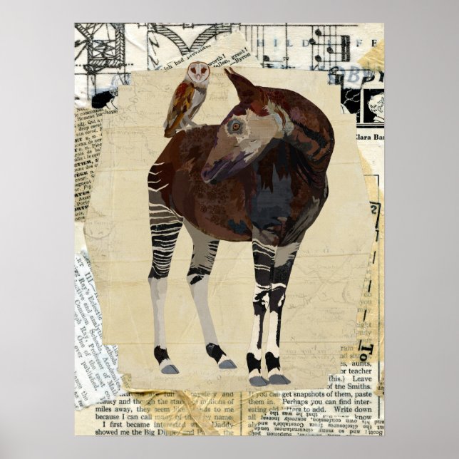 OKAPI & UGGLA Art Poster (Framsidan)