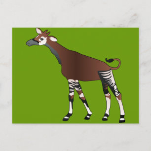 Okapi-vykort Vykort
