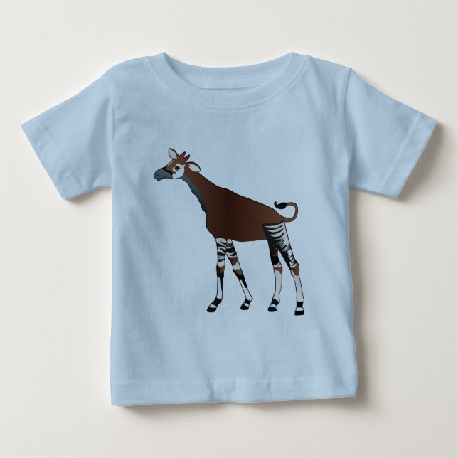 OkapispädbarnT-tröja Tee Shirt (Framsida)