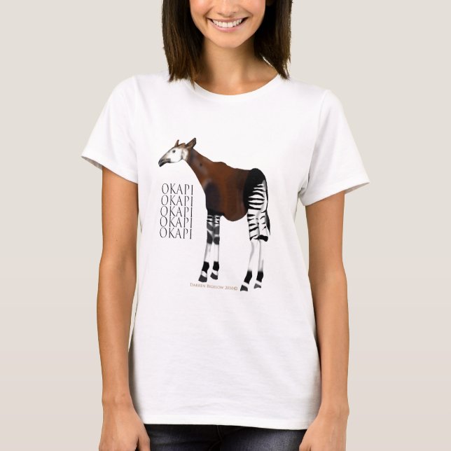 Okapit-skjorta Tee Shirt (Framsida)
