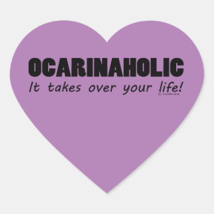 OkarinaholLife Heart Sticker Hjärtformat Klistermärke