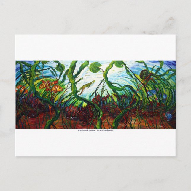 Okartlagt Vatten-POSTCARD Vykort (Framsida)