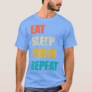 Ökat sömn Violin repeterad 6 T Shirt