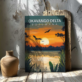 Okavango Delta Botswana Canvas Print African Art