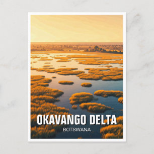 Okavango Delta Botswana Vykort