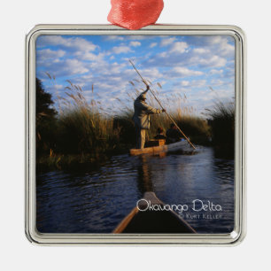 Okavango Delta Julgransprydnad Metall