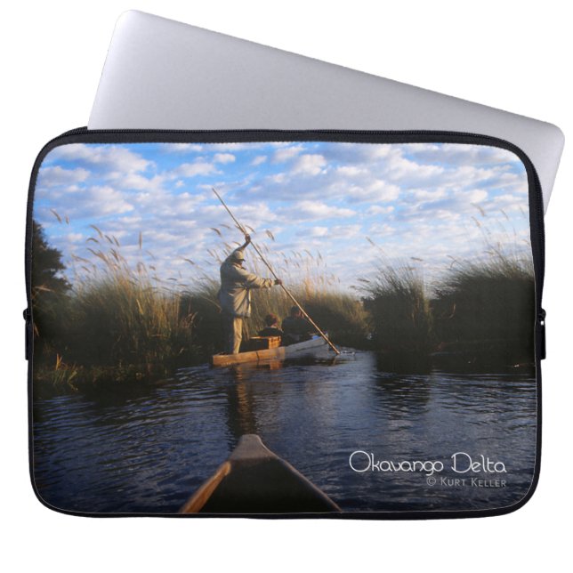 Okavango Delta Laptop Sleeve (Framsidan)