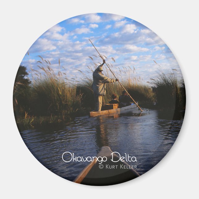 Okavango Delta Magnet (Framsidan)