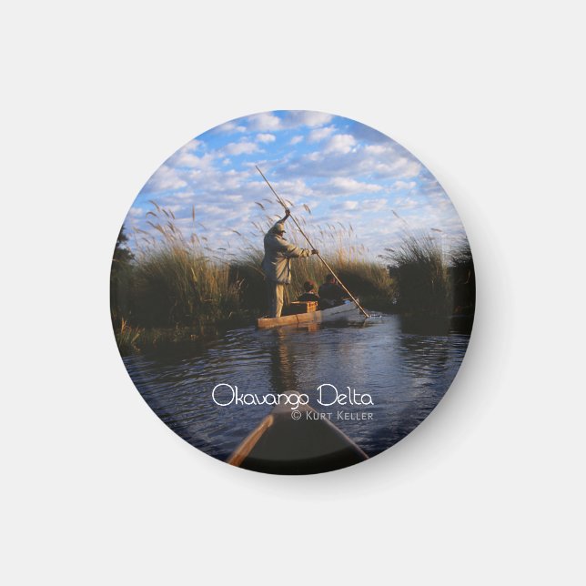 Okavango Delta Magnet (Framsidan)