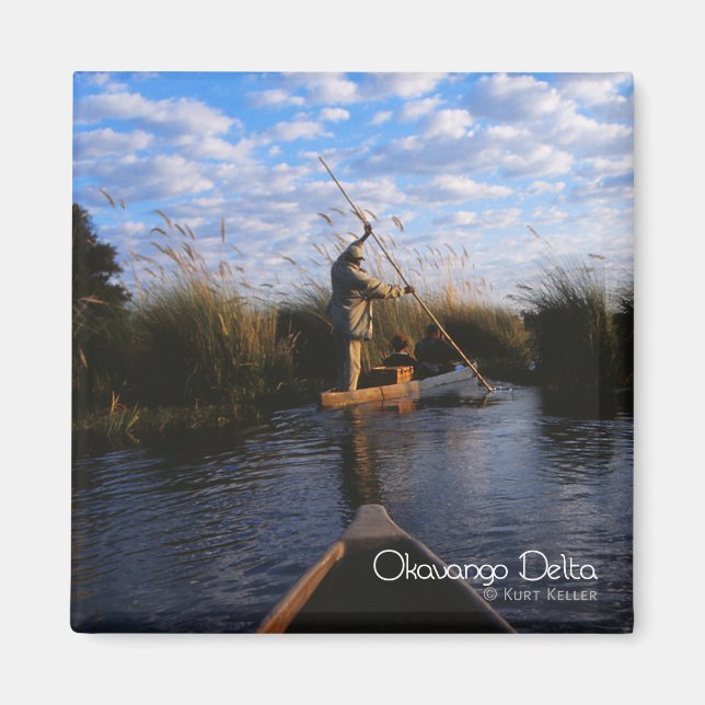 Okavango Delta Magnet (Framsidan)