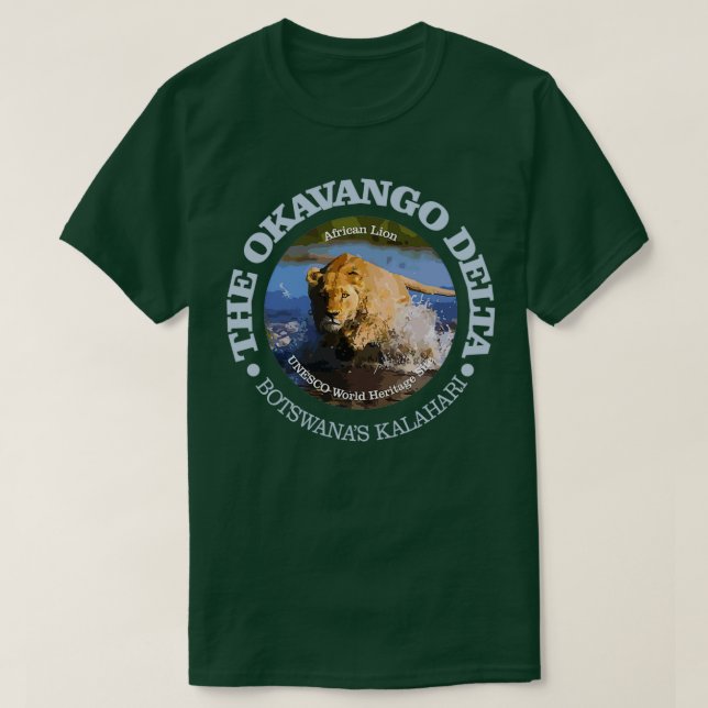 Okavango Delta NP T Shirt (Design framsida)