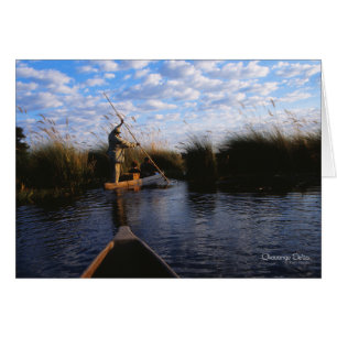 Okavango Delta Photo Hälsningskort