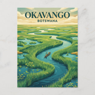 Okavango-deltat, Maun, Nordvästra Vykort