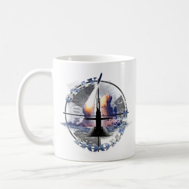 OKAY BOOMER US Navy Nuclear SubForce Kaffemugg (Vänster)