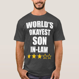 Okayest soninlaw från fatherinlaw t shirt