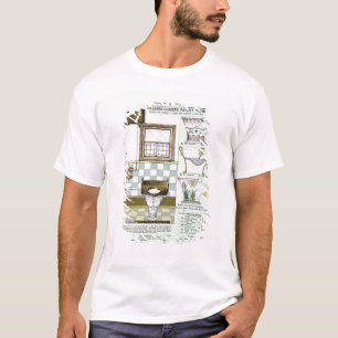 Okeanos garderober från en katalog av sanitära t-shirt